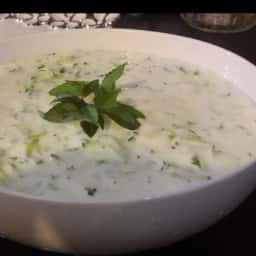 Salatalıklı yoğurt
