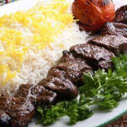 چلو کباب گوسفندی